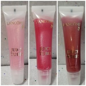 3 FULL SIZE Lancome Juicy Tubes Lip Gloss 💄🛍